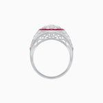 Load image into Gallery viewer, Antique Inspired illusion Engagement Ring - Shahin Jewelry
