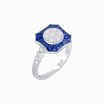 Load image into Gallery viewer, Antique Inspired Illusion Setting Diamond Ring - Shahin Jewelry
