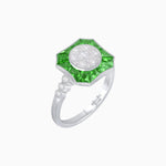 Load image into Gallery viewer, Antique Inspired Illusion Setting Diamond Ring - Shahin Jewelry
