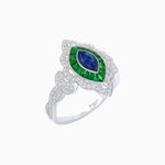 Load image into Gallery viewer, Antique Inspired Marquis Ring - Shahin Jewelry