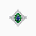Load image into Gallery viewer, Antique Inspired Marquis Ring - Shahin Jewelry