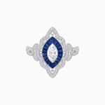 Load image into Gallery viewer, Antique Inspired Marquis Ring - Shahin Jewelry