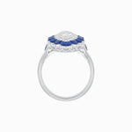 Load image into Gallery viewer, Antique Inspired Marquise Cut Diamond and Cocktail Ring - Shahin Jewelry
