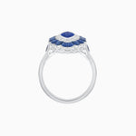 Load image into Gallery viewer, Antique Inspired Marquise Cut Gemstone Cocktail Ring - Shahin Jewelry
