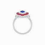 Load image into Gallery viewer, Antique Inspired Marquise Cut Gemstone Cocktail Ring - Shahin Jewelry
