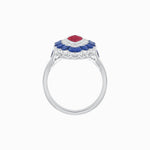 Load image into Gallery viewer, Antique Inspired Marquise Cut Gemstone Cocktail Ring - Shahin Jewelry
