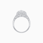Load image into Gallery viewer, Antique Inspired Octagonal Illusion Cluster Ring with Hand Engraving - Shahin Jewelry