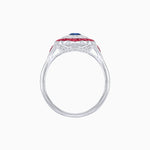 Load image into Gallery viewer, Antique Inspired Oval Cut Gemstone Cocktail Ring - Shahin Jewelry
