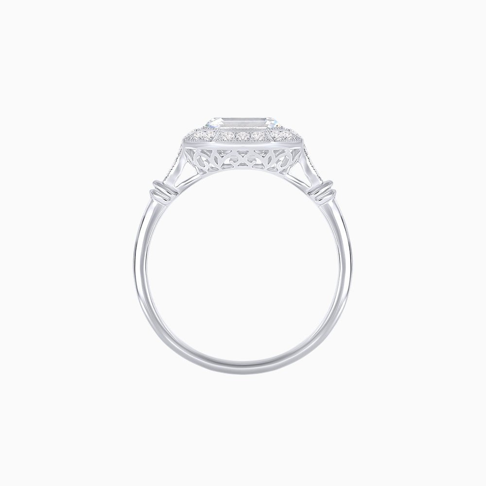 Antique Inspired Ring Diamond Ring - Shahin Jewelry