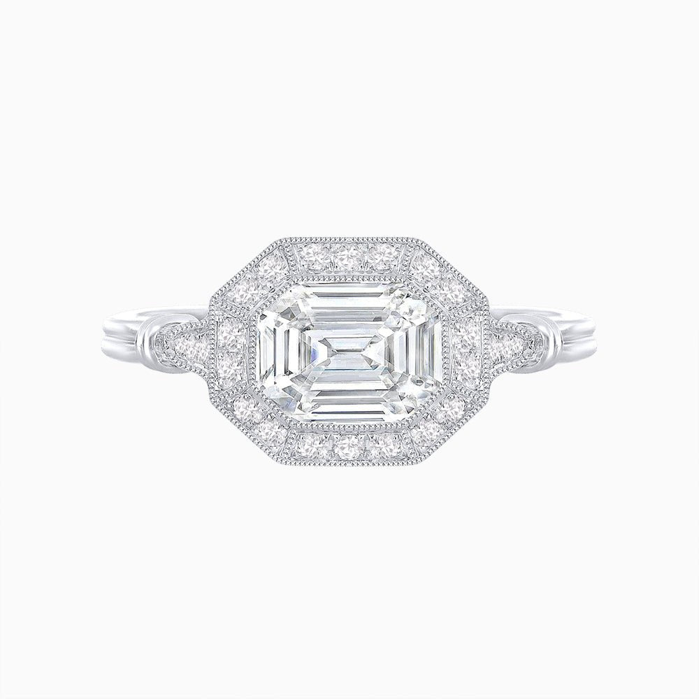 Antique Inspired Ring Diamond Ring - Shahin Jewelry