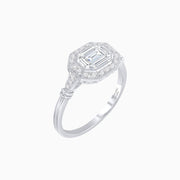Antique Inspired Ring Diamond Ring - Shahin Jewelry