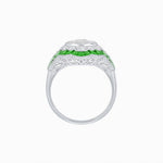 Load image into Gallery viewer, Antique Inspired Ring In Illusion Setting - Shahin Jewelry
