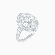 Antique Inspired Ring with Diamond - Shahin Jewelry