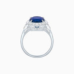 Load image into Gallery viewer, Antique Inspired Ring with Diamond With Gemstone - Shahin Jewelry
