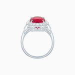 Load image into Gallery viewer, Antique Inspired Ring with Diamond With Gemstone - Shahin Jewelry
