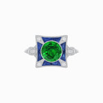 Load image into Gallery viewer, Antique Inspired Ring with Gemstone - Shahin Jewelry
