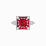 Load image into Gallery viewer, Antique Inspired Ring with Gemstone - Shahin Jewelry
