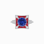 Load image into Gallery viewer, Antique Inspired Ring with Gemstone - Shahin Jewelry
