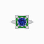 Load image into Gallery viewer, Antique Inspired Ring with Gemstone - Shahin Jewelry
