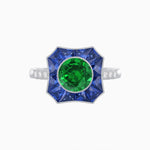 Load image into Gallery viewer, Antique Inspired Ring With Gemstone - Shahin Jewelry
