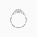 Load image into Gallery viewer, Antique Inspired Round Illusion Cluster Ring with Scrollwork - Shahin Jewelry