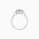 Load image into Gallery viewer, Are Deco Octagonal Shaped Ring with Diamond - Shahin Jewelry
