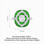 Load image into Gallery viewer, Art Deco Cocktail Ring - Shahin Jewelry
