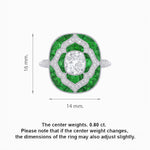 Load image into Gallery viewer, Art Deco Cocktail Ring - Shahin Jewelry
