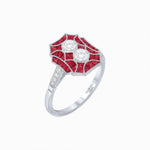 Load image into Gallery viewer, Art Deco Double Diamond Ring - Shahin Jewelry
