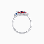 Load image into Gallery viewer, Art Deco Fan Motif Round Diamond Ring - Shahin Jewelry