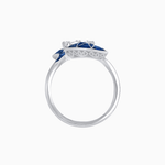 Load image into Gallery viewer, Art Deco Fan Motif Round Diamond Ring - Shahin Jewelry