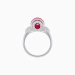 Load image into Gallery viewer, Art Deco Inspired Calibré-Cut Gemstone Barrel Cocktail Ring - Shahin Jewelry