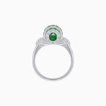 Load image into Gallery viewer, Art Deco Inspired Calibré-Cut Gemstone Barrel Cocktail Ring - Shahin Jewelry