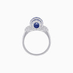 Load image into Gallery viewer, Art Deco Inspired Calibré-Cut Gemstone Barrel Cocktail Ring - Shahin Jewelry