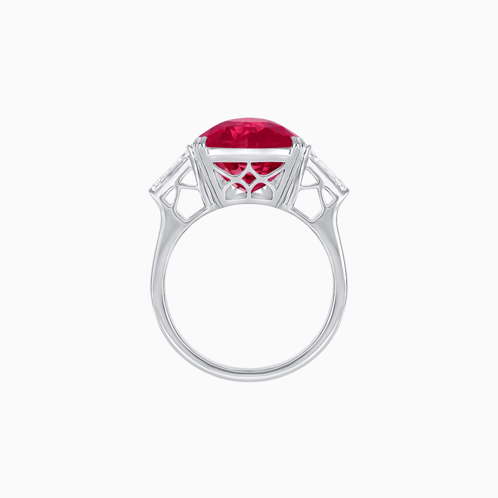Art Deco Inspired Convertible Heart-Shaped Diamond Jacket Ring - Shahin Jewelry