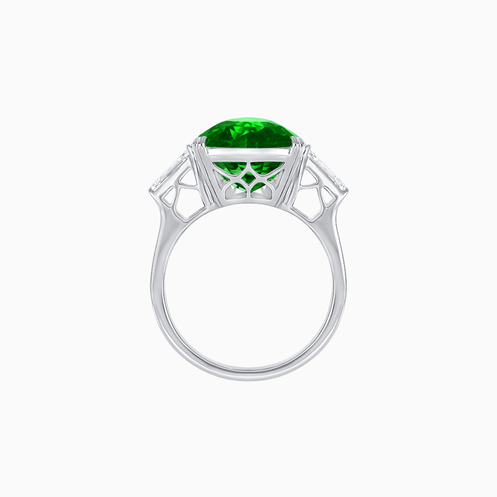 Art Deco Inspired Convertible Heart-Shaped Diamond Jacket Ring - Shahin Jewelry