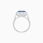 Load image into Gallery viewer, Art Deco Inspired Convertible Marquise Double Halo Ring Pendant - Shahin Jewelry