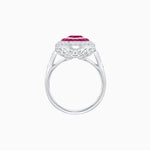Load image into Gallery viewer, Art Deco Inspired Convertible Marquise Double Halo Ring Pendant - Shahin Jewelry