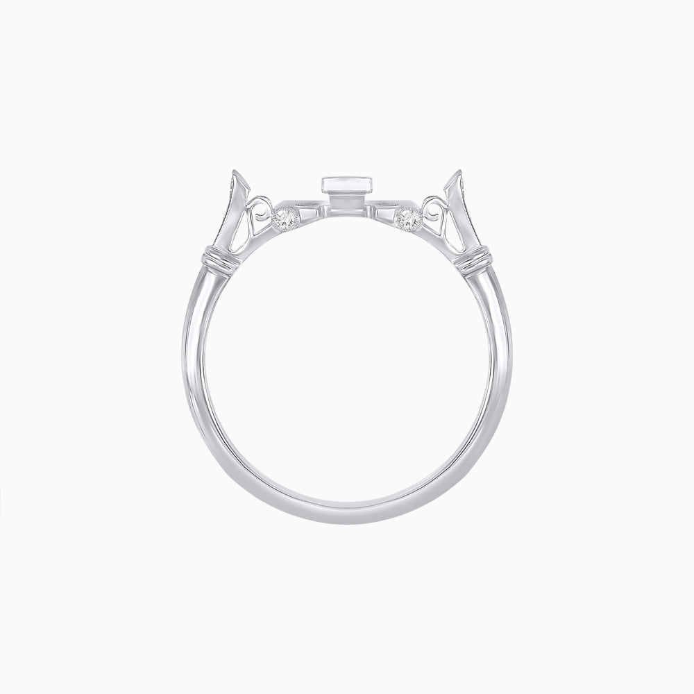 Art Deco Inspired Convertible Oval Double Halo Ring Pendant - Shahin Jewelry