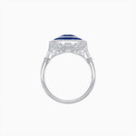 Load image into Gallery viewer, Art Deco Inspired Convertible Oval Double Halo Ring Pendant - Shahin Jewelry