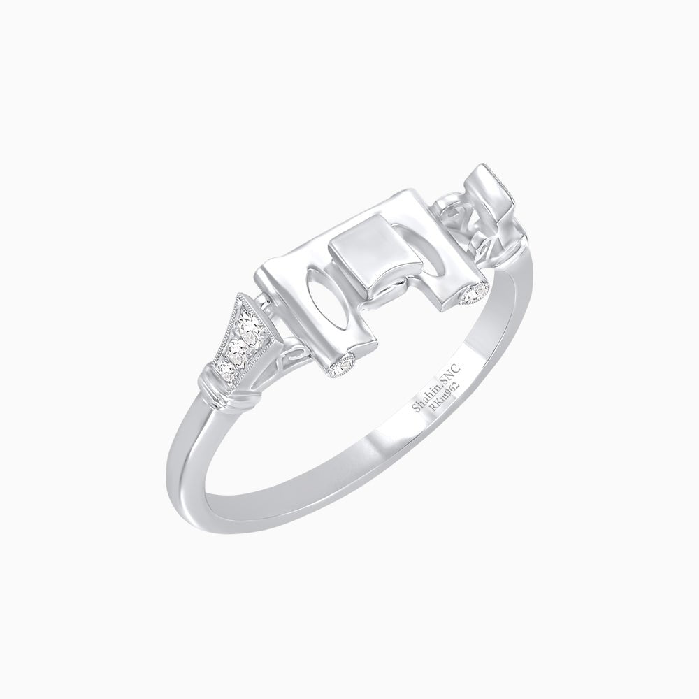 Art Deco Inspired Convertible Oval Double Halo Ring Pendant - Shahin Jewelry