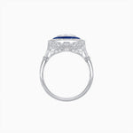 Load image into Gallery viewer, Art Deco Inspired Convertible Oval Double Halo Ring Pendant - Shahin Jewelry