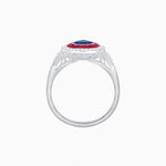 Load image into Gallery viewer, Art Deco Inspired Convertible Pear Double Halo Ring Pendant - Shahin Jewelry