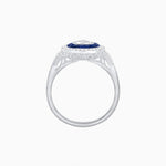 Load image into Gallery viewer, Art Deco Inspired Convertible Pear Double Halo Ring Pendant - Shahin Jewelry