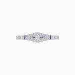 Load image into Gallery viewer, Art Deco Inspired Diamond and Marquise Gemstone Bracelet - Shahin Jewelry
