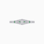 Load image into Gallery viewer, Art Deco Inspired Diamond and Marquise Gemstone Bracelet - Shahin Jewelry
