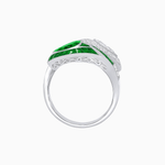 Load image into Gallery viewer, Art Deco Inspired Double Pear Shape Bypass Ring - Shahin Jewelry