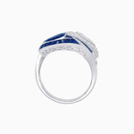 Load image into Gallery viewer, Art Deco Inspired Double Pear Shape Bypass Ring - Shahin Jewelry