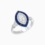 Load image into Gallery viewer, Art Deco Inspired Engagement ring with Diamond - Shahin Jewelry
