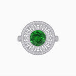 Load image into Gallery viewer, Art Deco Inspired Filigree Gemstone Ring - Shahin Jewelry
